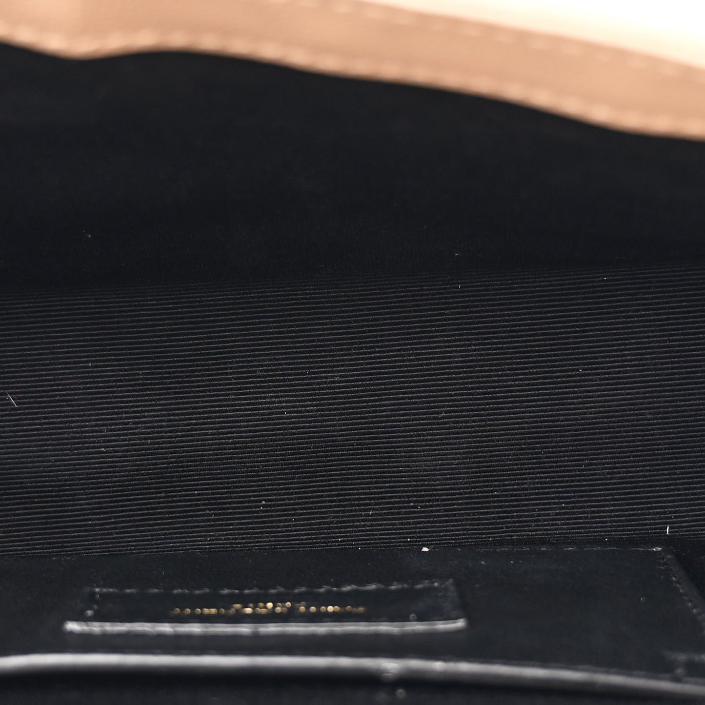 Grain De Poudre Textured Mixed Matelasse Triquilt Small Monogram Satchel Dark Beige