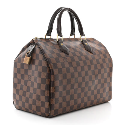 Louis Vuitton Damier Ebene Speedy 30 3 of 10
