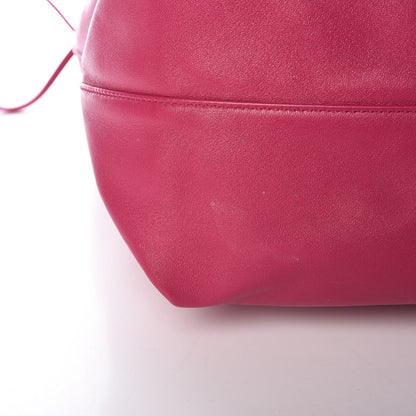 Saint Laurent Lambskin Teddy Drawstring Bag Freesia 16 of 18