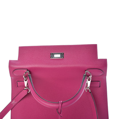 Hermes Epsom Kelly Sellier 28 Rose Pourpre 15 of 36