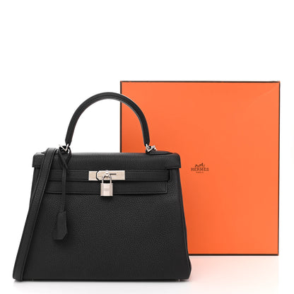Hermes Togo Kelly Retourne 28 Black 11 of 11