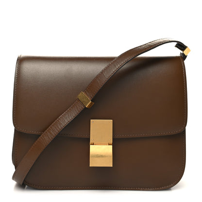 Celine Box Calfskin Medium Classic Box Flap Bag Camel 1 of 11