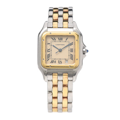 Cartier Stainless Steel 18K Yellow Gold 27mm Panthere Quartz Watch 1 of 5