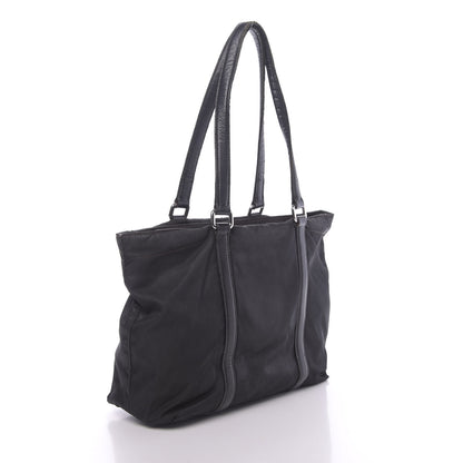 Prada Saffiano Tessuto Nylon Tote Black 3 of 22