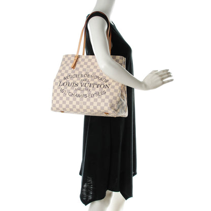 Louis Vuitton Damier Azur Cabas Adventure MM 2 of 7
