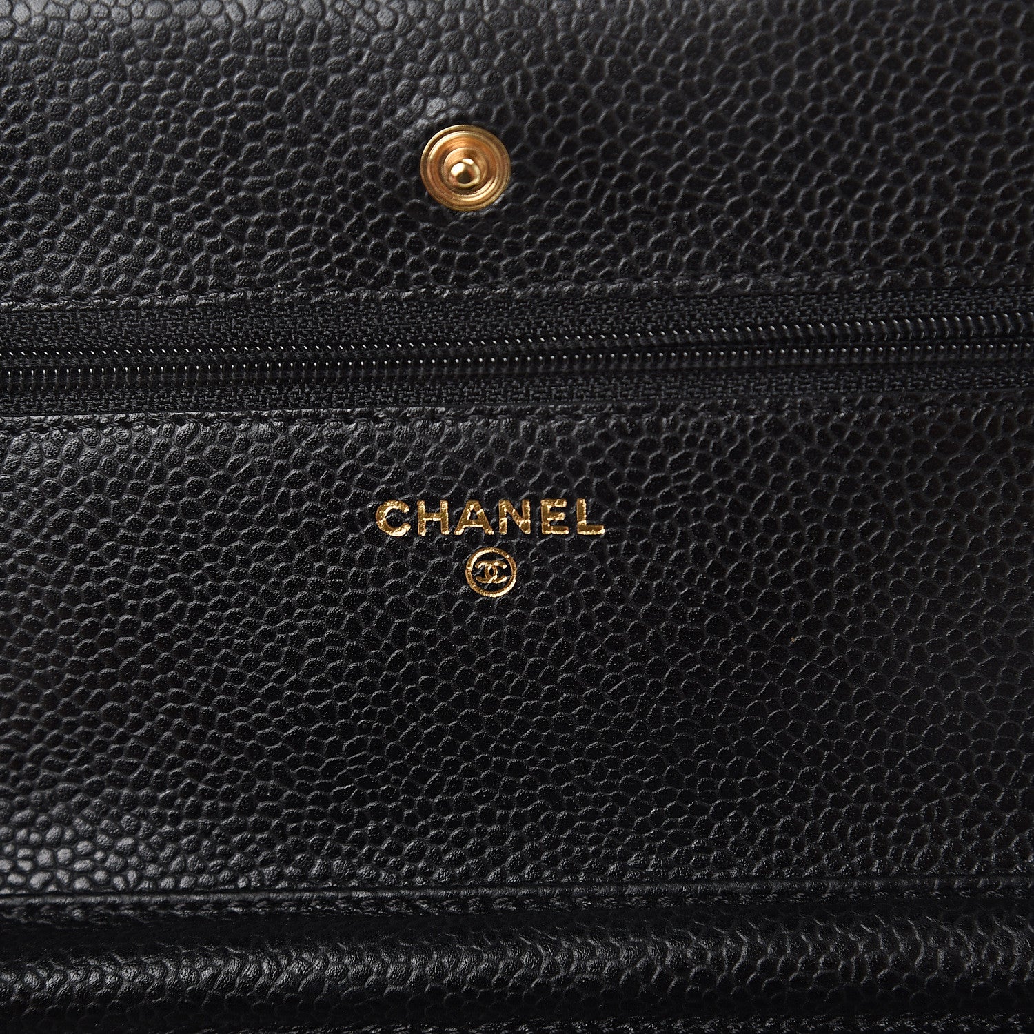 Chanel Caviar Quilted Wallet On Chain WOC Black 5 of 8