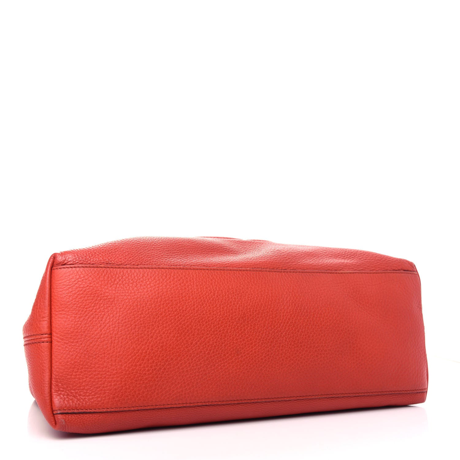Gucci Pebbled Calfskin Medium Soho Chain Shoulder Bag Tabasco Red 4 of 11