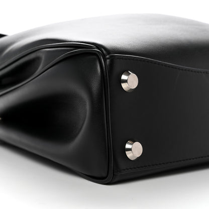 Balenciaga Natural Smooth Calfskin Small Rodeo Top Handle Handbag Black 8 of 9