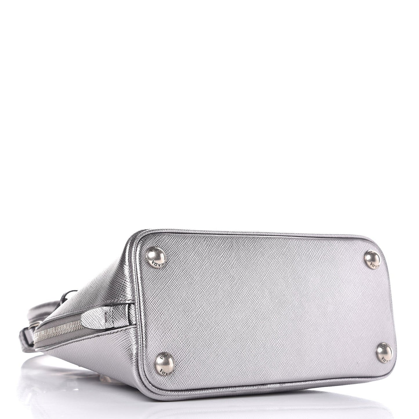 Saffiano Lux Small Promenade Tote Cromo