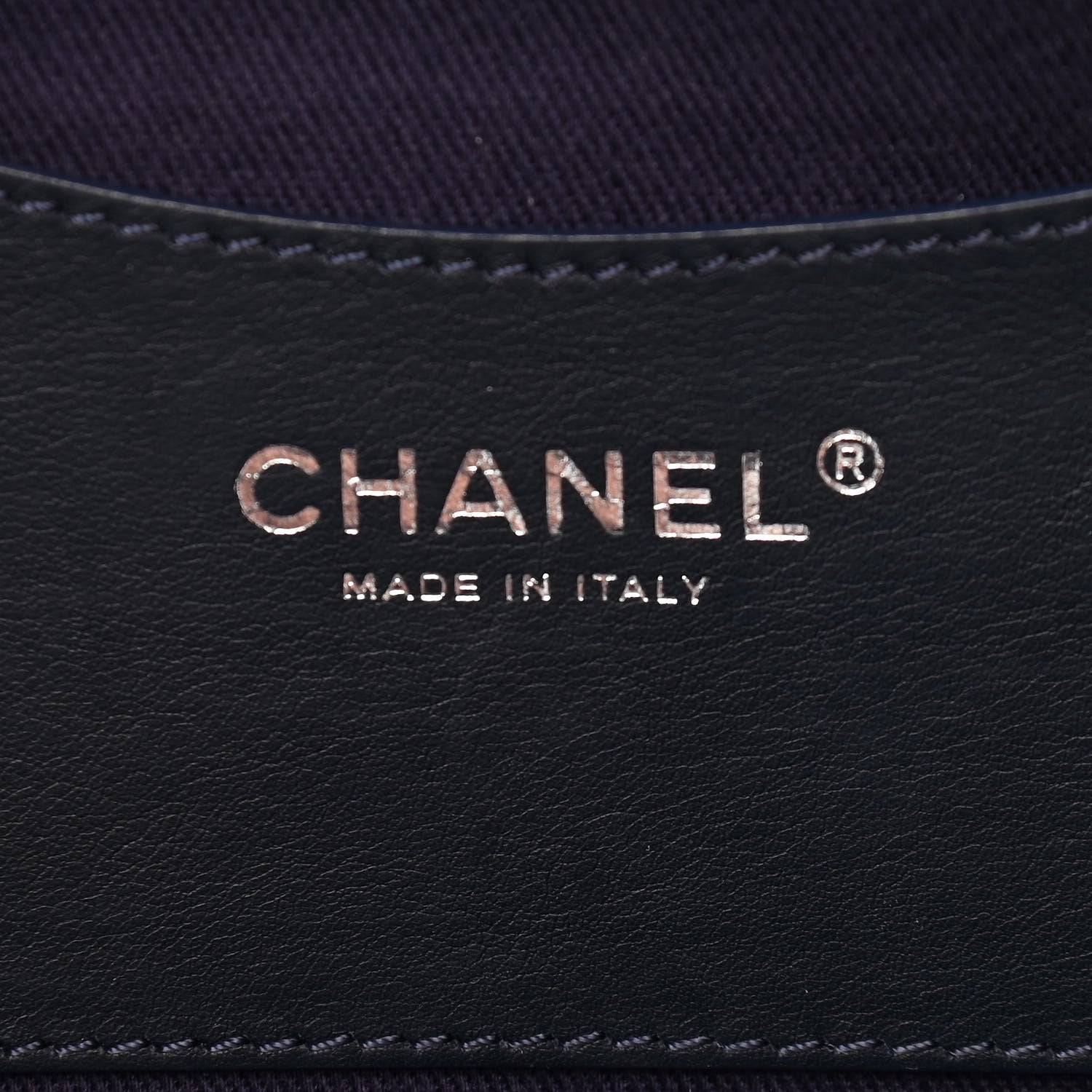 Chanel Denim Camellia Embroidered Flap Dark Blue 5 of 8