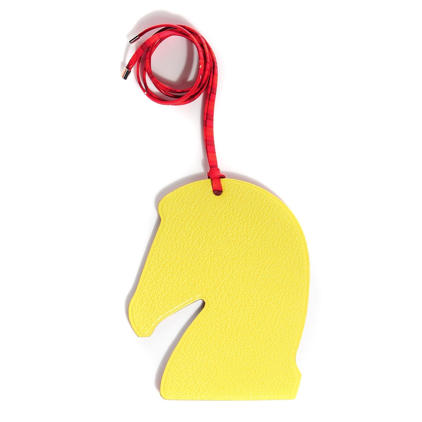 Everlisse Chevre Mysore Samarcande Horse Ornament Bag Charm Orange Lime