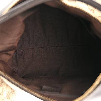 Gucci Monogram Large D Gold Hobo Dark Brown 5 of 10