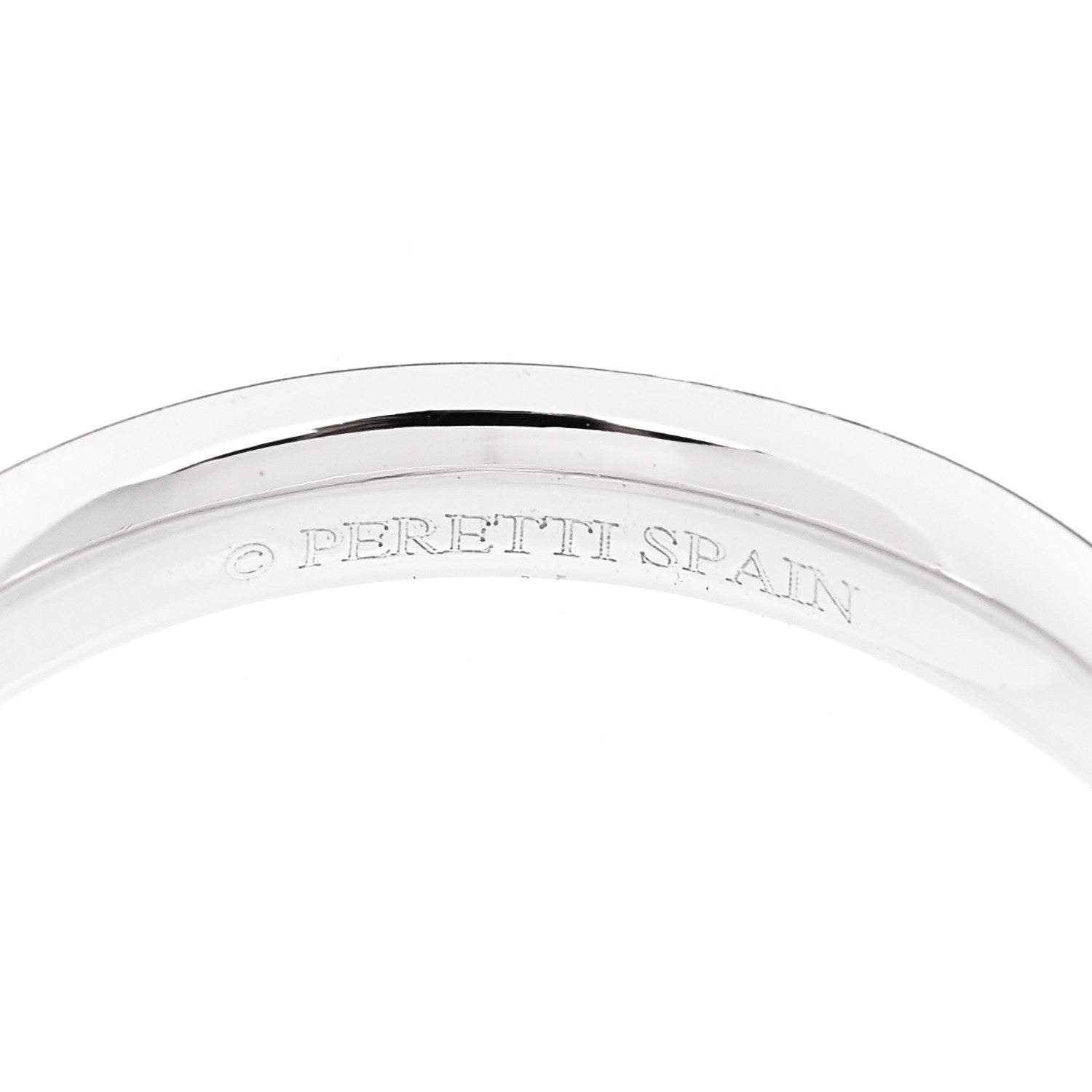 Tiffany Platinum Diamond Elsa Peretti Curved Wedding Band Ring 49 5 5 of 5