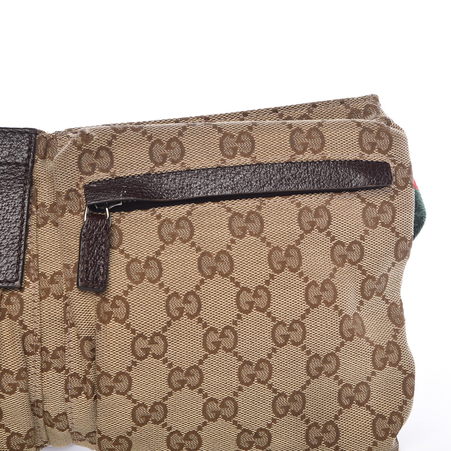 Gucci Monogram Web Belt Bag Dark Brown 11 of 11