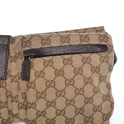 Gucci Monogram Web Belt Bag Dark Brown 11 of 11