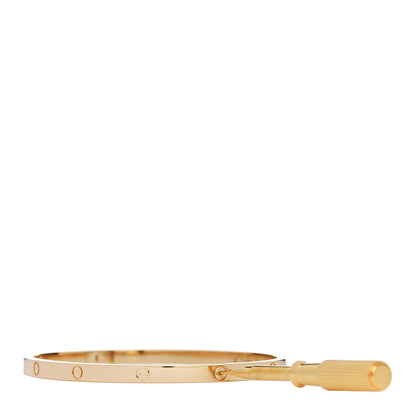 Cartier 18K Yellow Gold Small LOVE Bracelet 18 3 of 7