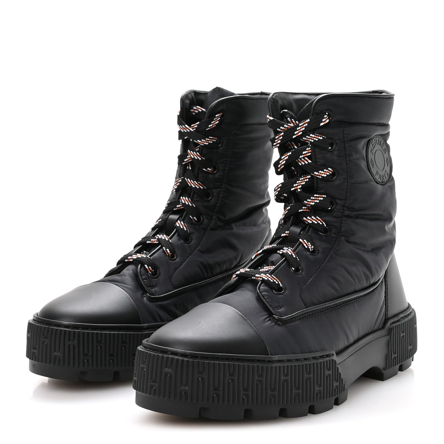 Calfskin Parachute Fresh Ankle Boots 39 Black