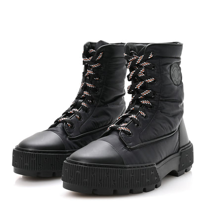 Hermes Calfskin Parachute Fresh Ankle Boots 39 Black 4 of 9