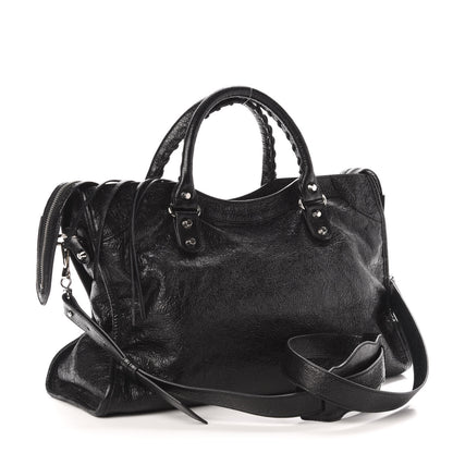 Balenciaga Agneau Classic Silver Hardware City Black 5 of 13