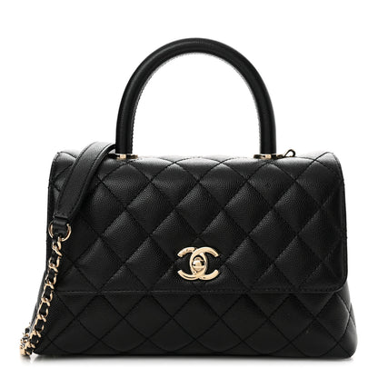 Chanel Caviar Quilted Mini Coco Handle Flap Black 1 of 10