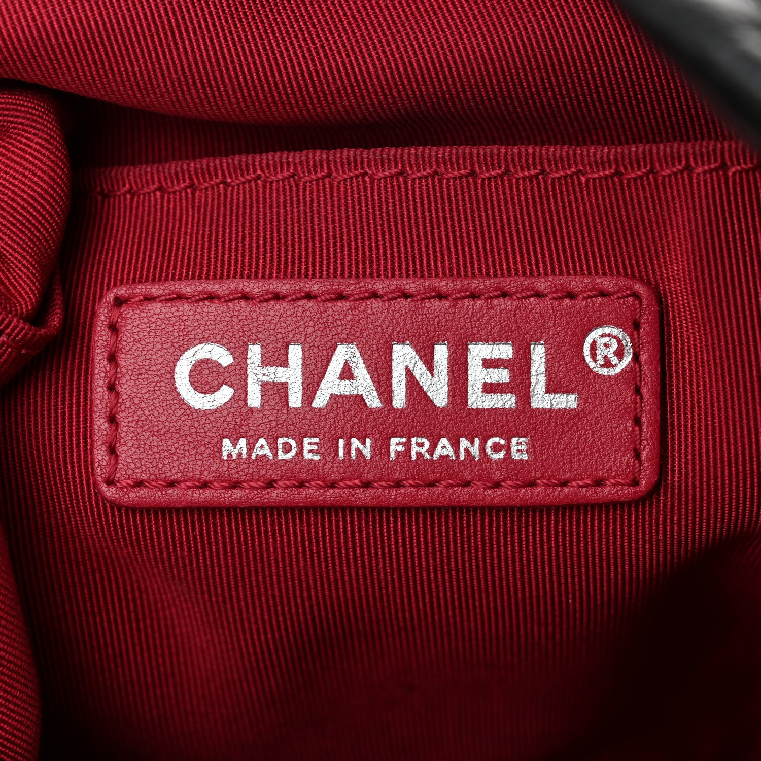 Chanel Calfskin Quilted Small Gabrielle Bucket Black 6 of 12