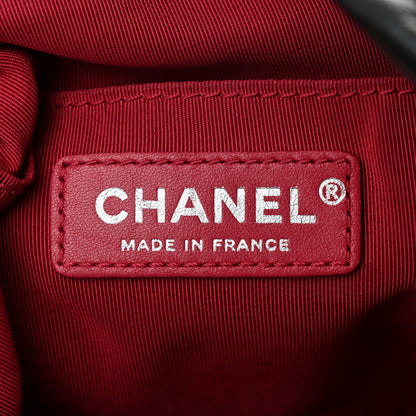 Chanel Calfskin Quilted Small Gabrielle Bucket Black 6 of 12