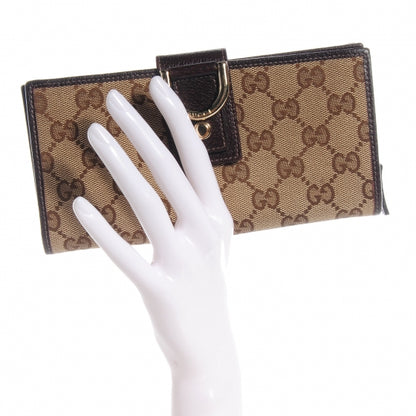 Gucci Monogram Abbey Continental Wallet Dark Brown 2 of 7