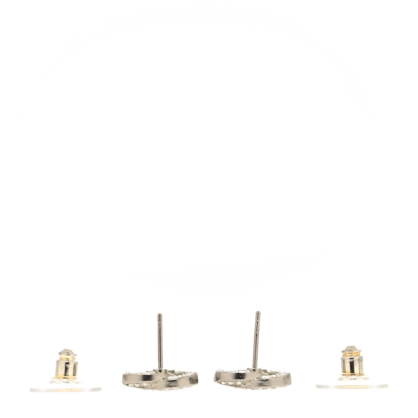 Crystal Timeless CC Earrings Silver