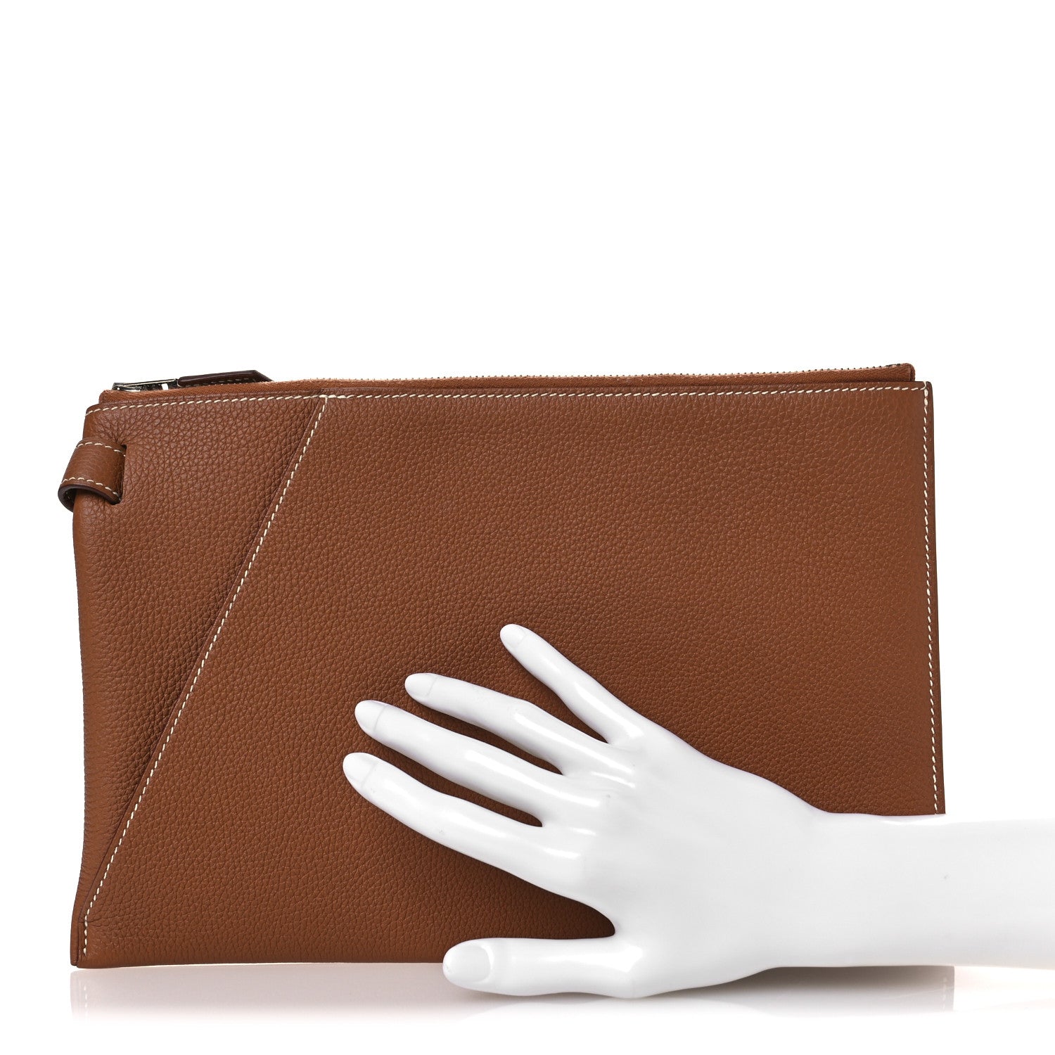 Hermes Togo Cabavertige 30 Pouch Gold 2 of 8
