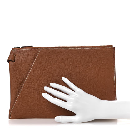 Hermes Togo Cabavertige 30 Pouch Gold 2 of 8