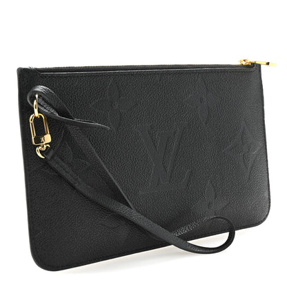 Louis Vuitton Empreinte Monogram Giant Neverfull MM Pochette Black 3 of 5