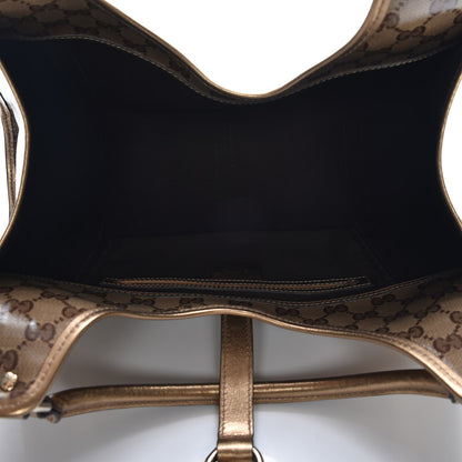 Gucci Crystal Monogram Medium Joy Shoulder Bag Bronze 5 of 8