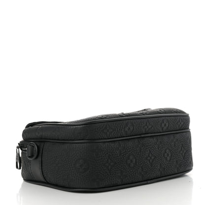 Louis Vuitton Taurillon Monogram S Lock Messenger Black 4 of 9