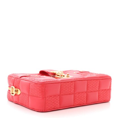 Louis Vuitton Lambskin Damier Quilt Troca PM Rose 4 of 11