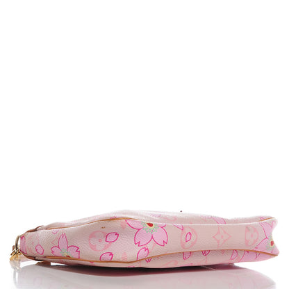 Louis Vuitton Monogram Cherry Blossom Pochette Accessories Pink 4 of 7