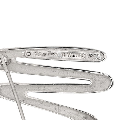 Tiffany Sterling Silver Paloma Picasso Scribble Brooch Pin 3 of 3