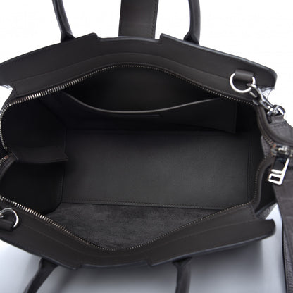 Saint Laurent Smooth Calfskin Crocodile Embossed Baby Monogram Downtown Cabas Earth 5 of 10