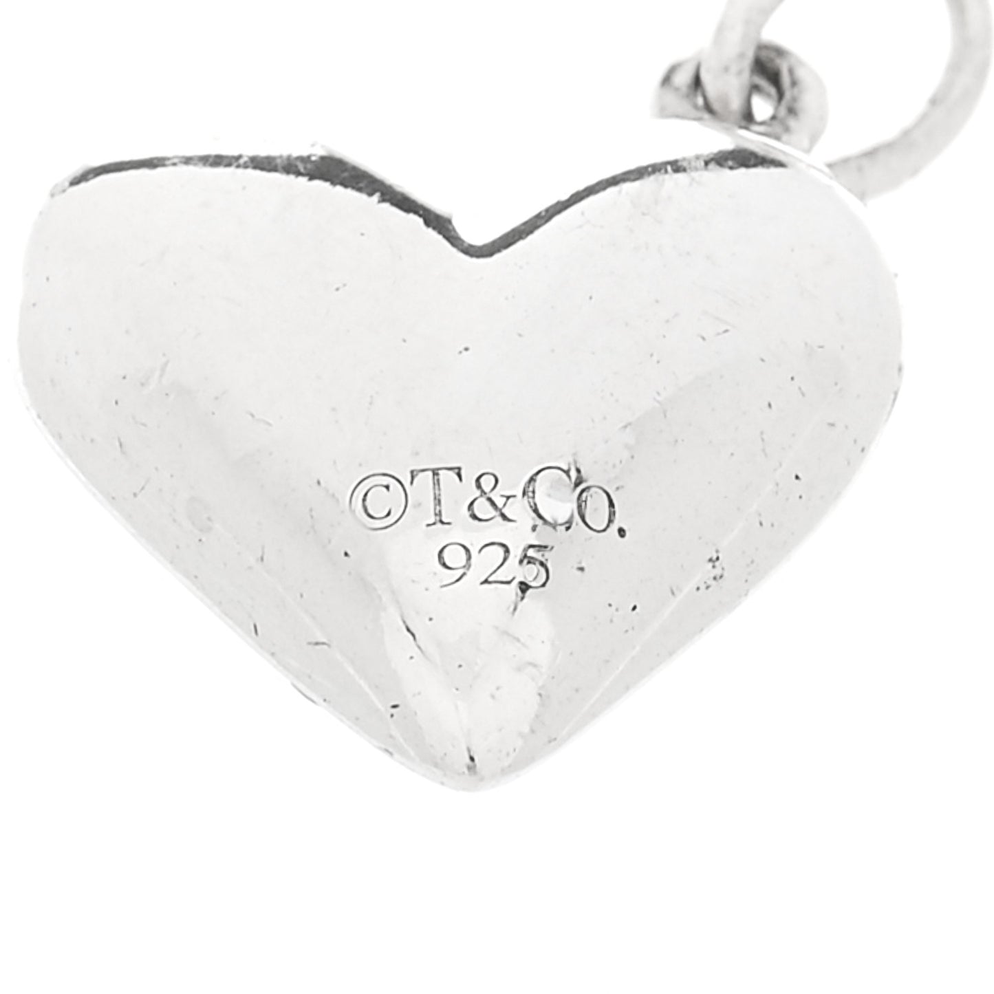 Sterling Silver Pink Sapphire Etoile Heart Charm