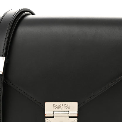 MCM Calfskin Patricia Park Avenue Crossbody Bag Black 7 of 18