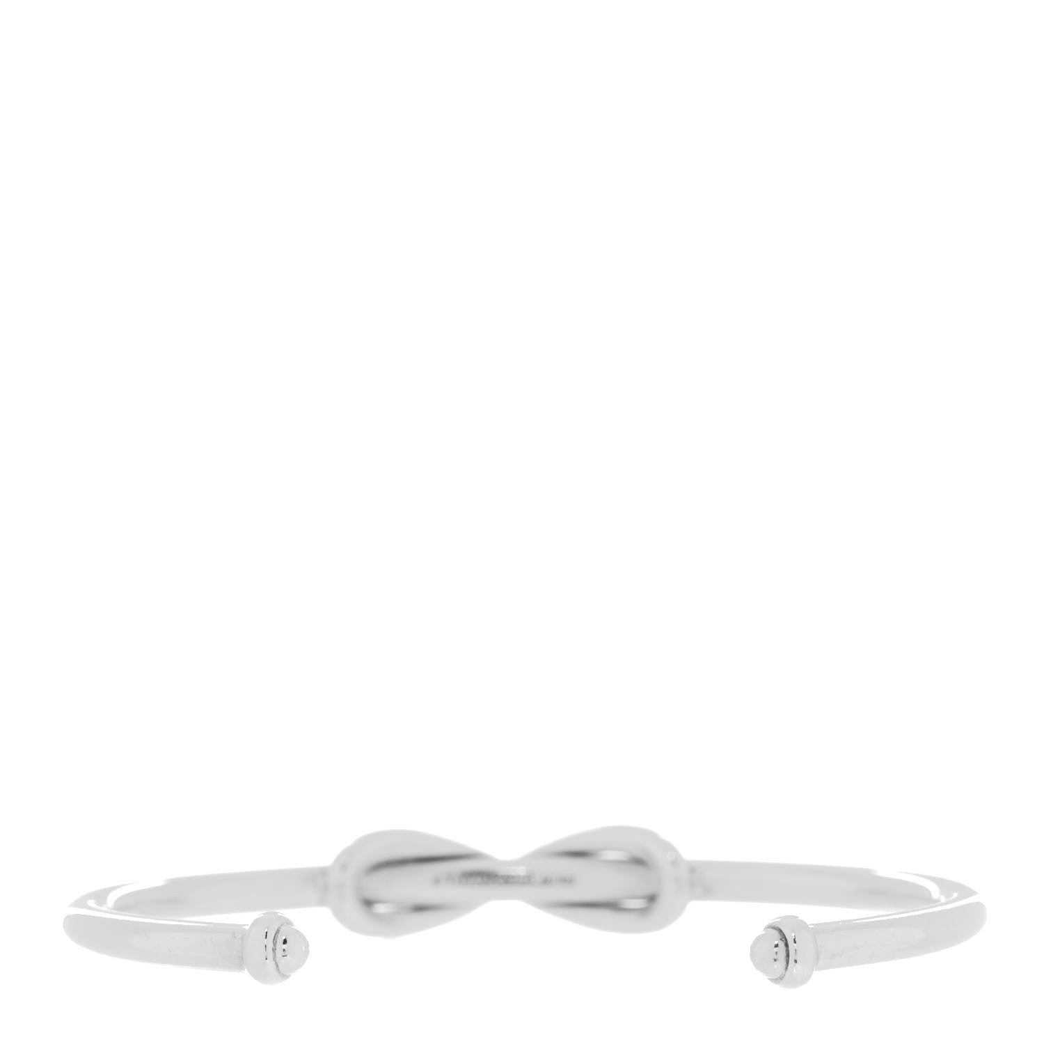 Tiffany Sterling Silver Infinity Cuff Bracelet 3 of 4