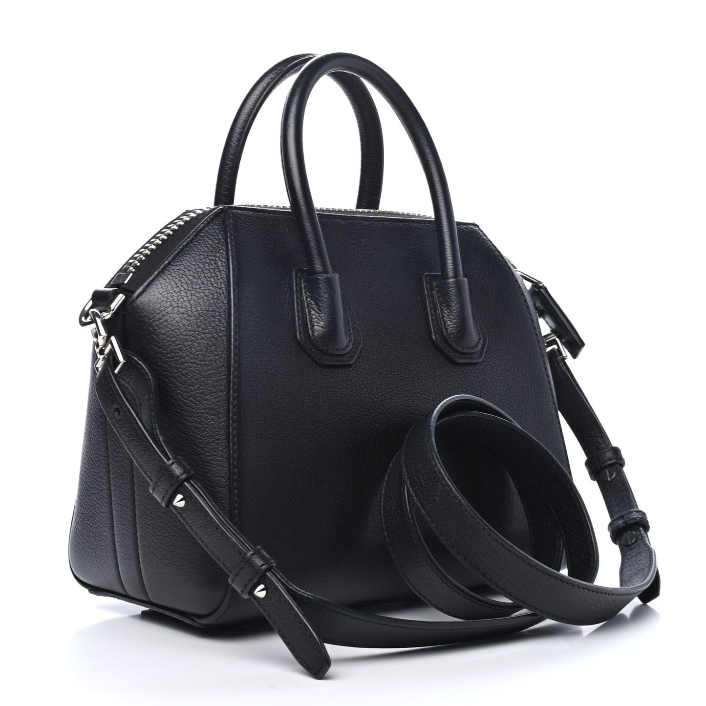 Sugar Goatskin Mini Antigona Black