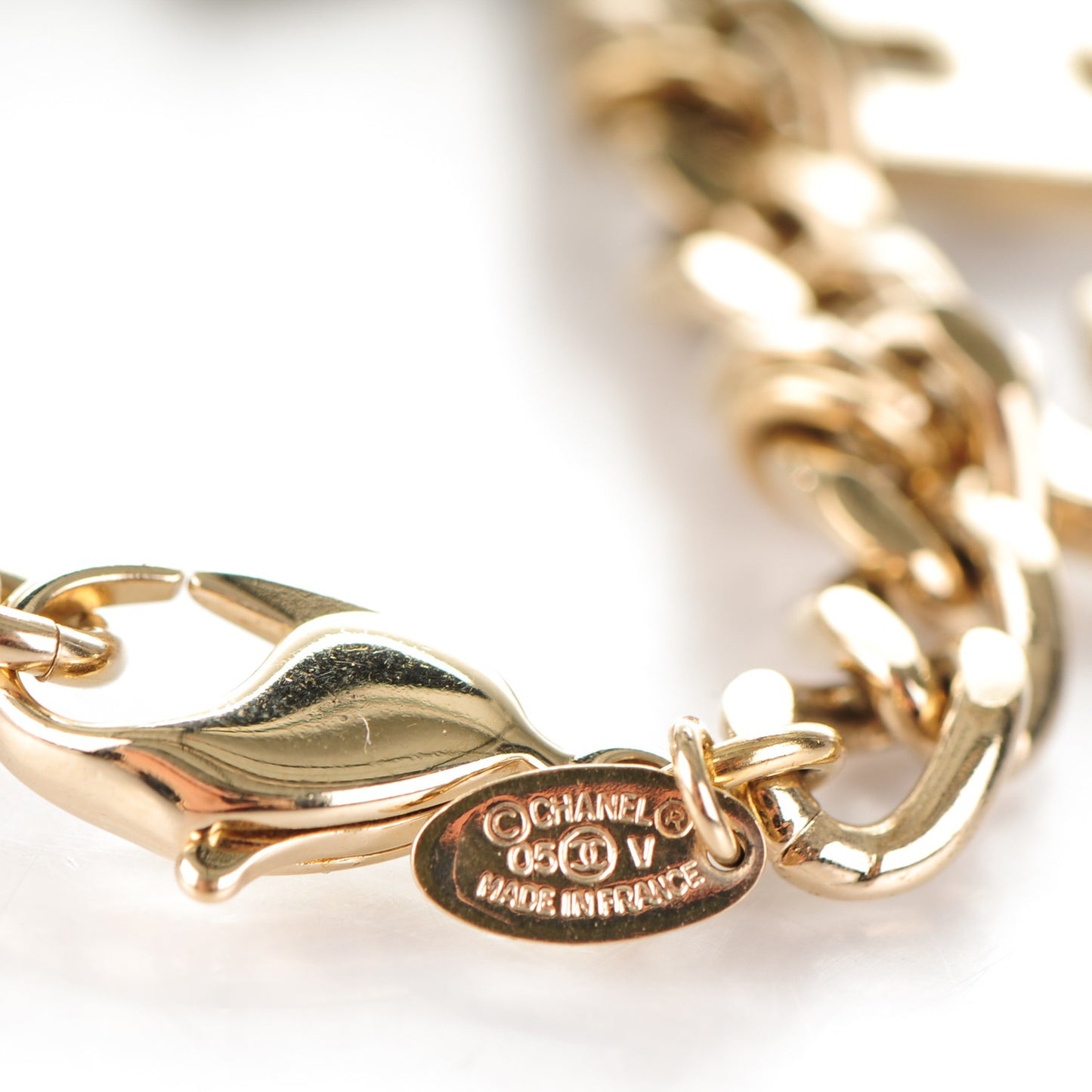 CC Logo Charms Bracelet Gold