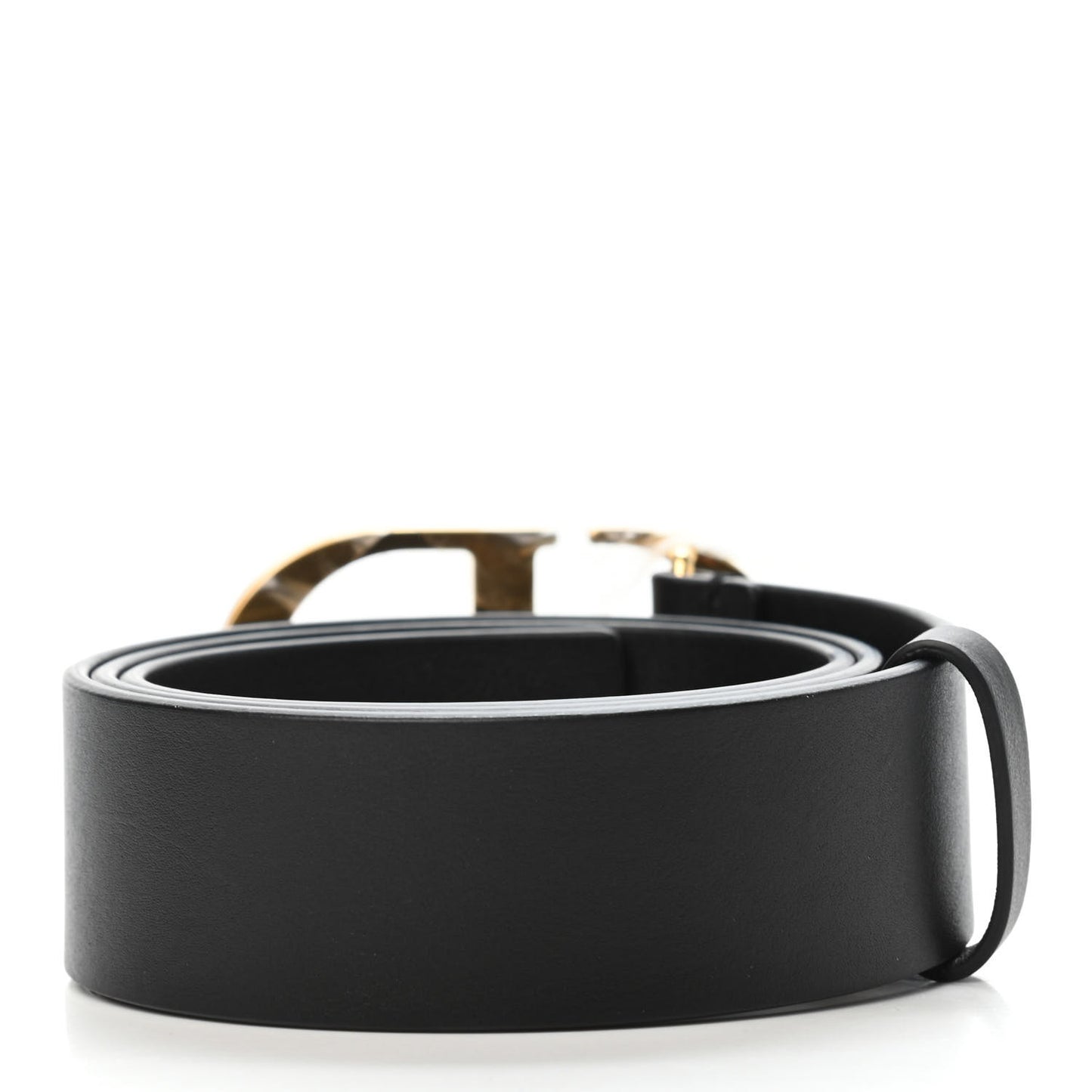 Calfskin 35mm Montaigne Belt 75 Black