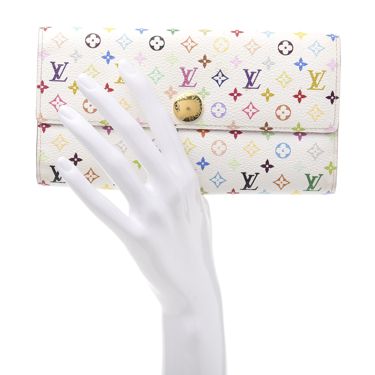 Monogram Multicolor Sarah Wallet White Grenade
