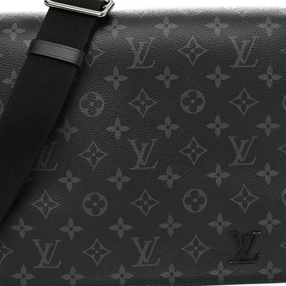 Louis Vuitton Monogram Eclipse District PM NM Black 7 of 9