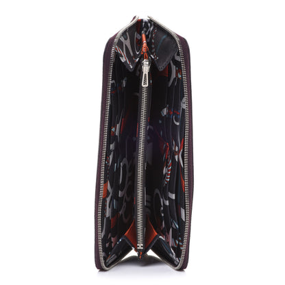 Hermes Epsom Silk'In Wallet Raisin 5 of 14