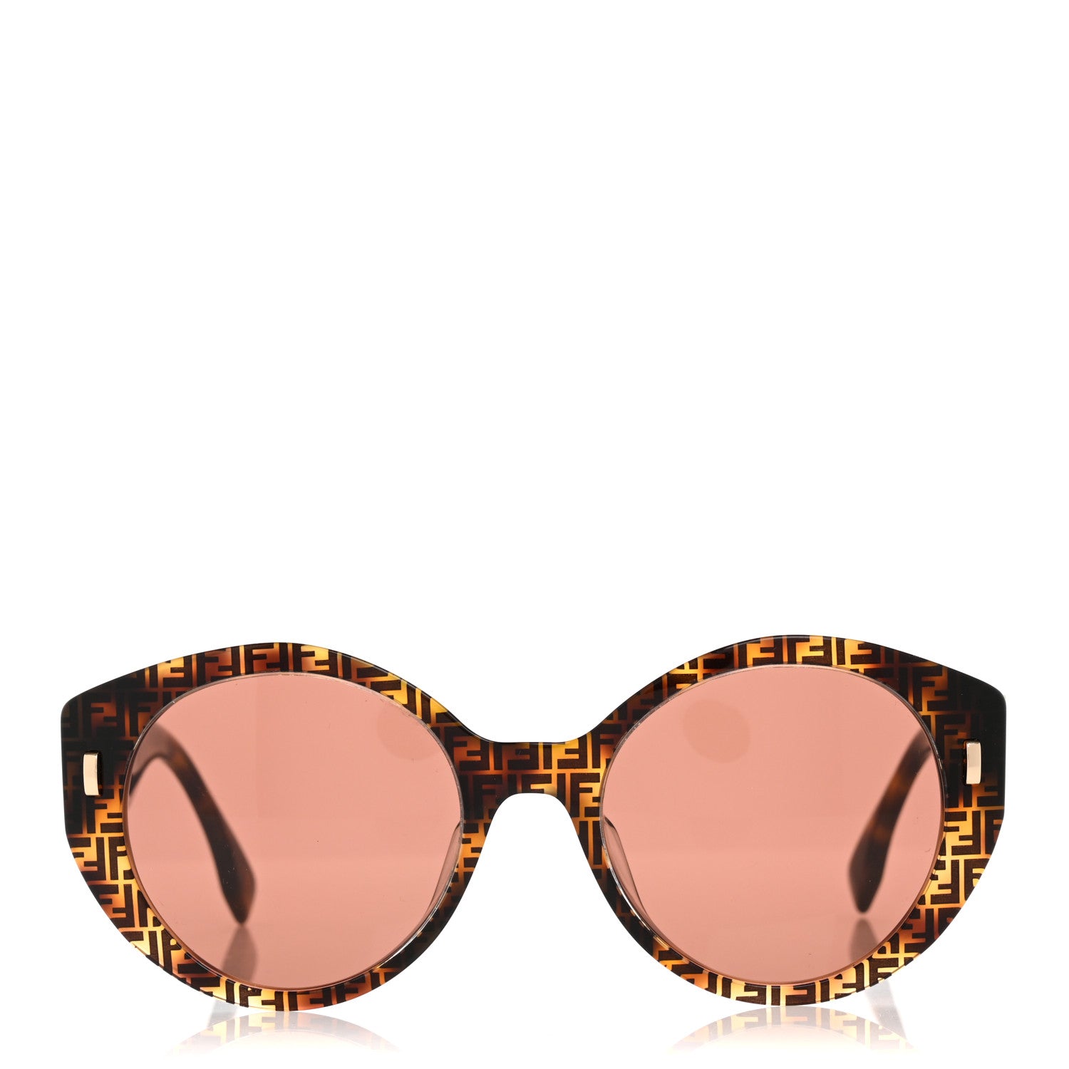 Fendi Acetate Fendi Roma Cat Eye Sunglasses FF 0435/S Havana 2 of 8
