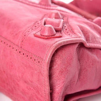 Balenciaga Agneau Giant Brogues Hardware City Sorbet 9 of 21