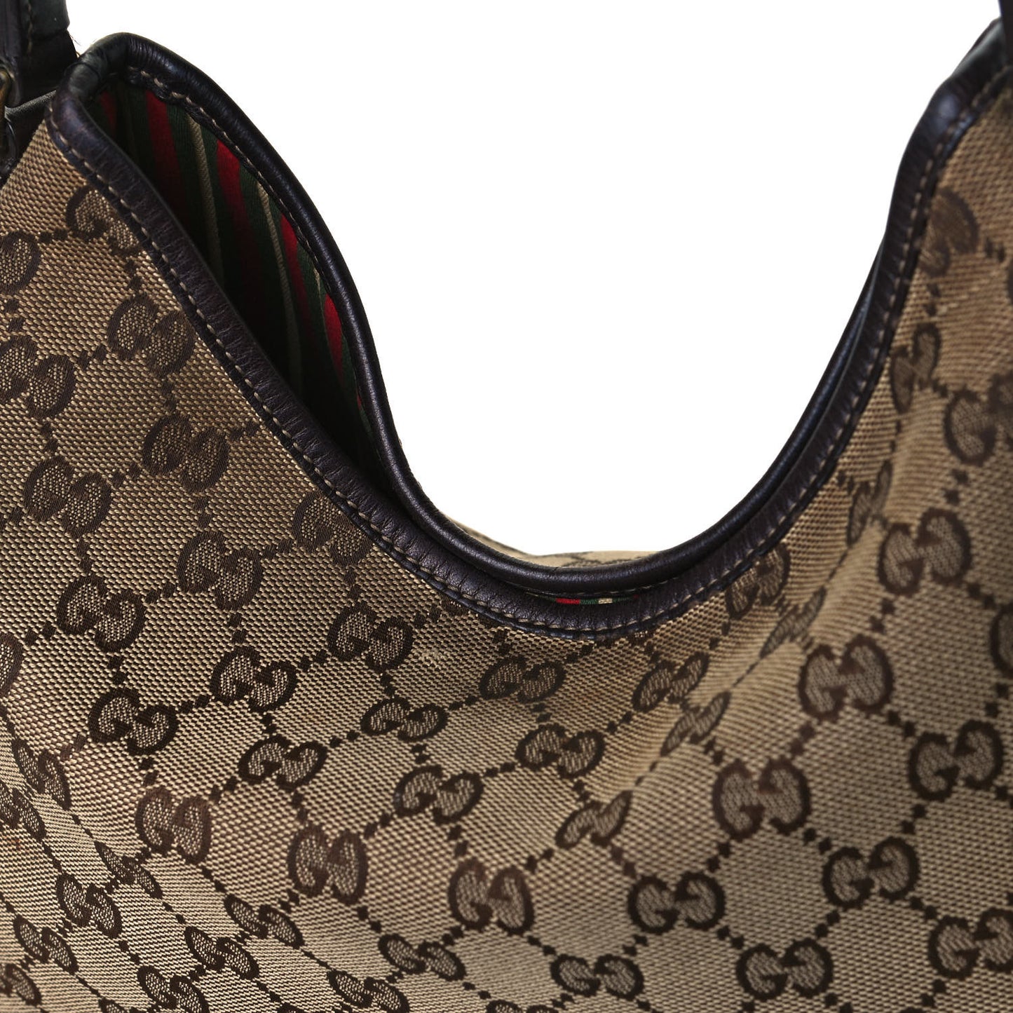 Monogram Medium New Britt Hobo Dark Brown