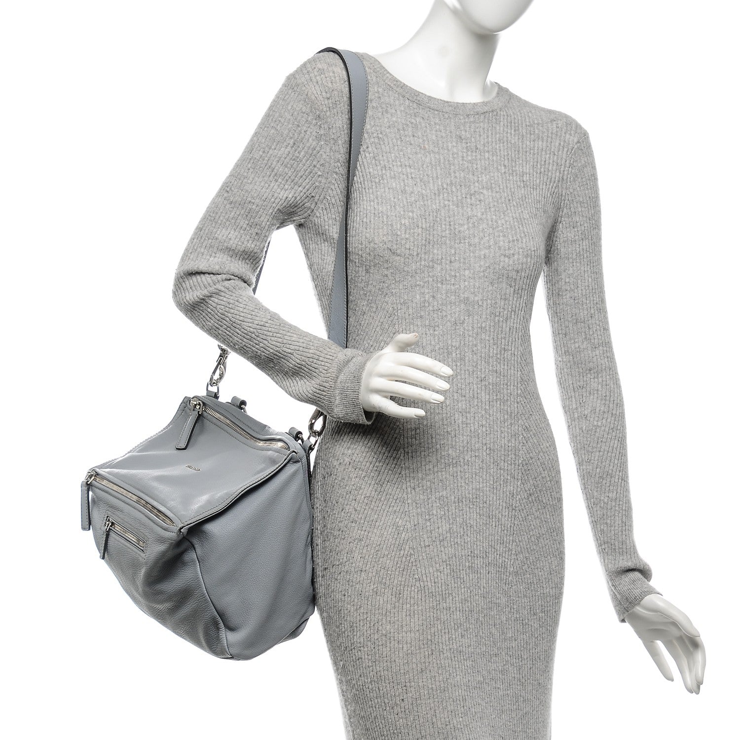Givenchy Sugar Goatskin Medium Pandora Light Blue 2 of 6
